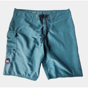 RVCA Men's Performance Board Shorts Size 32 Green Swim